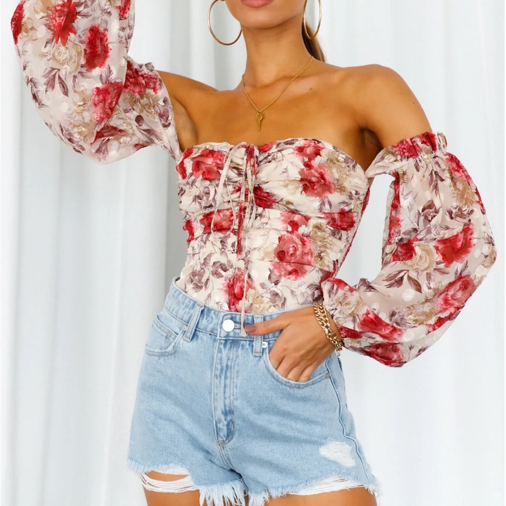Hello Molly Floral Bodysuit
